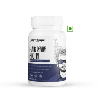 Fitsique Hair Revive Boost : Boost Hair Growth & Skin 60 Caps