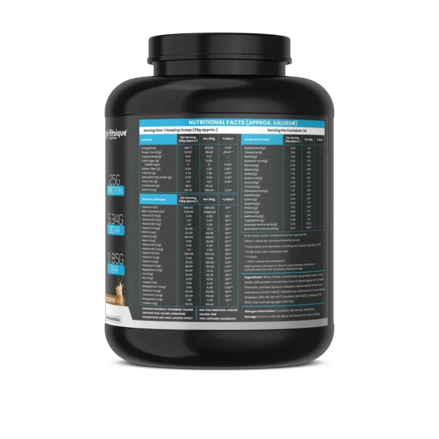 Fitsique Bioxcel Pro Whey Protein 2 kg (4.4 lb) - Image 2