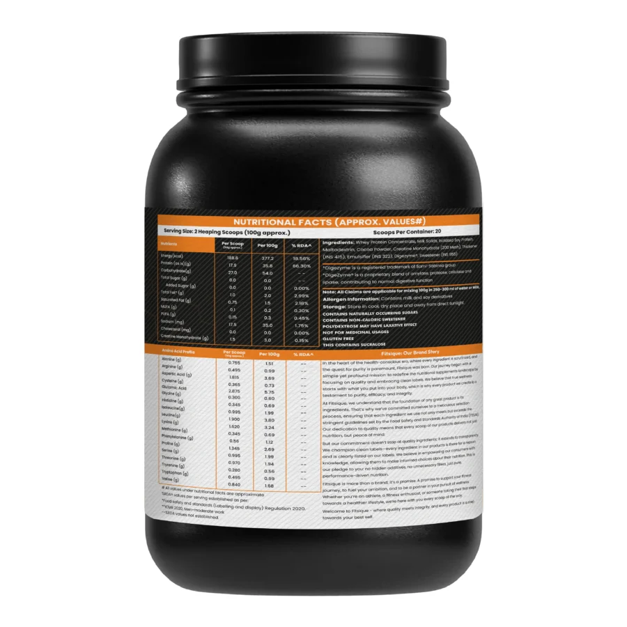 Fitsique Beginner Whey Protien - Image 2