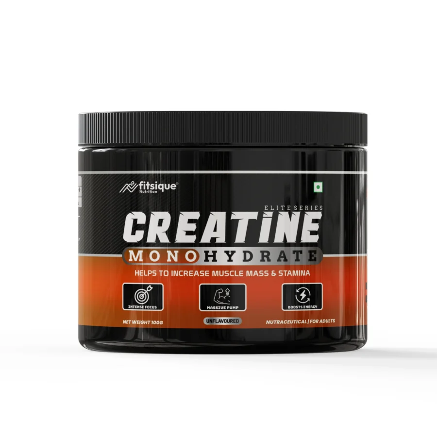 Fitsique Creatine Unflavoured (100gm)