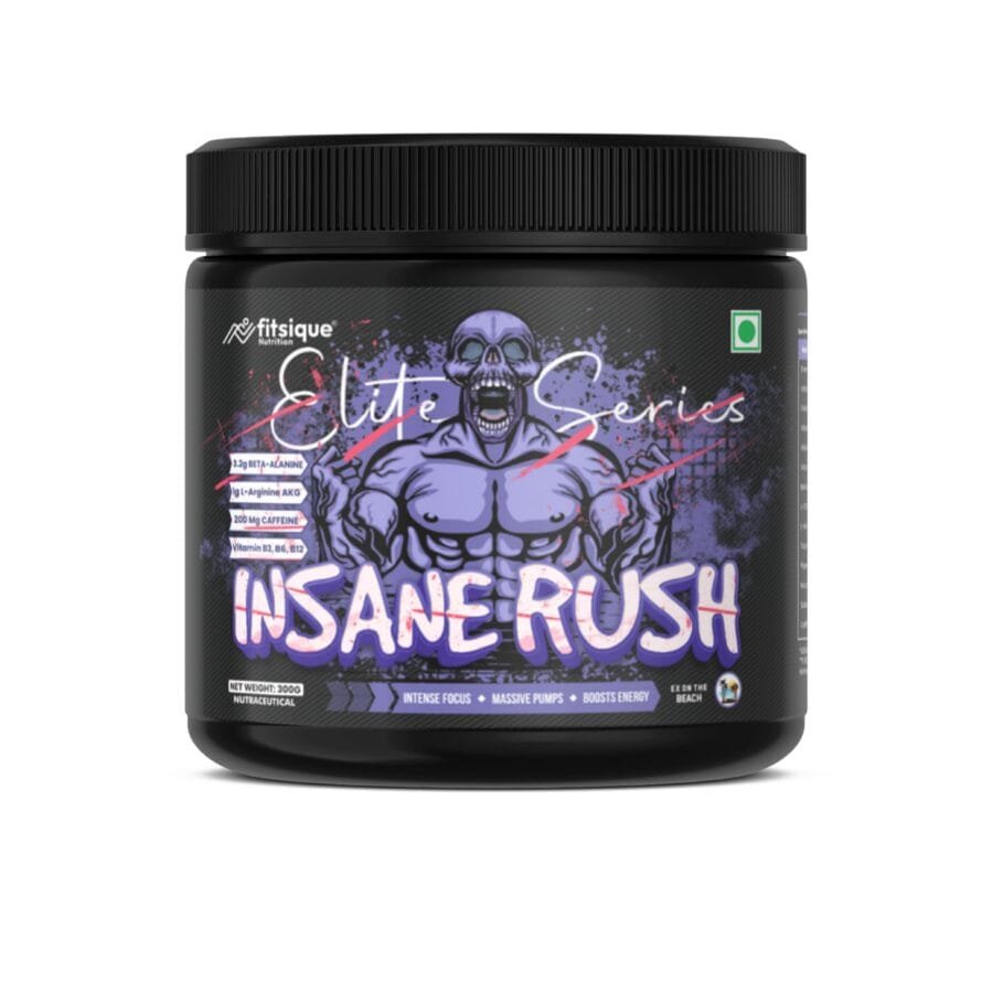 Fitsique Elite Series – Insane Rush Pre-Workout (300g)